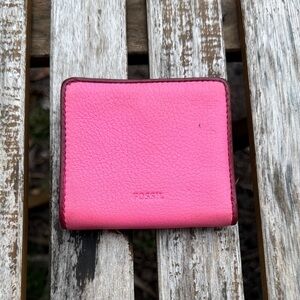 Fossil Vibrant Pink Wallet